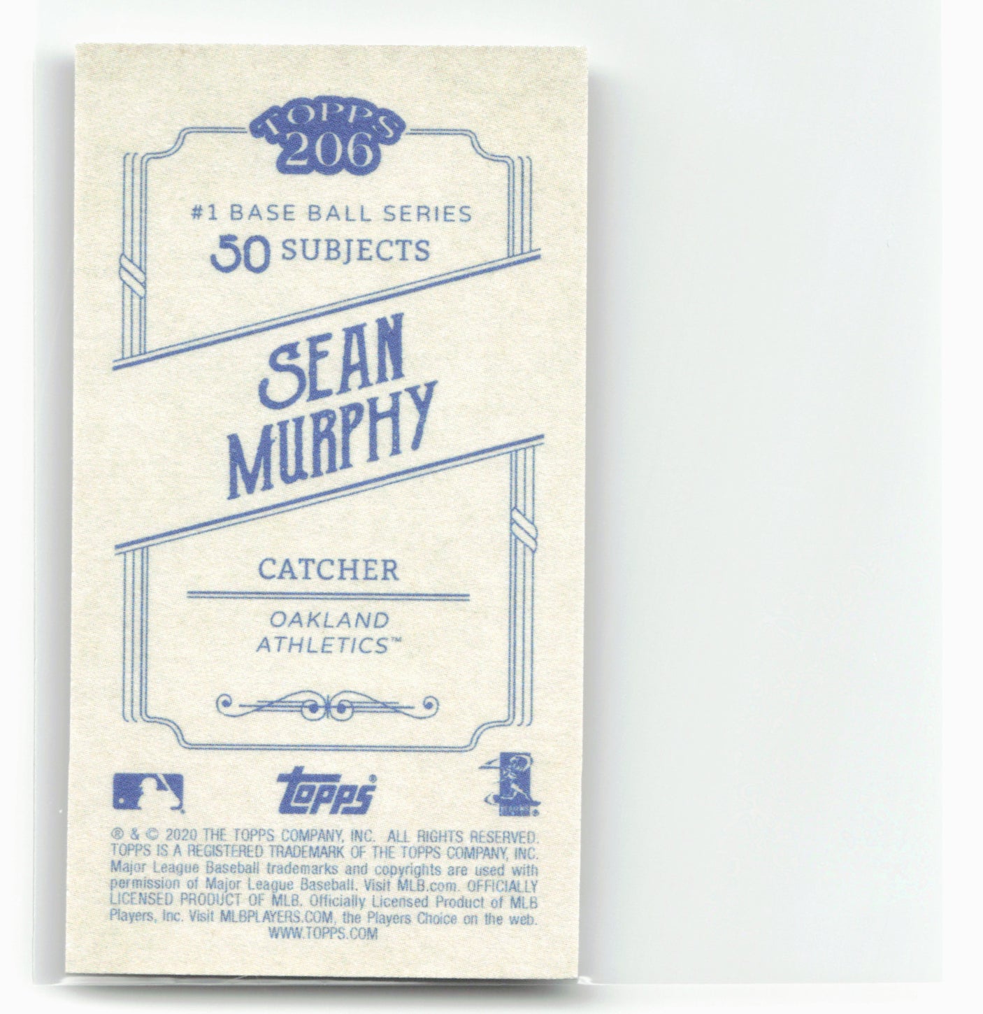2020 Topps 206 #NNO Sean Murphy