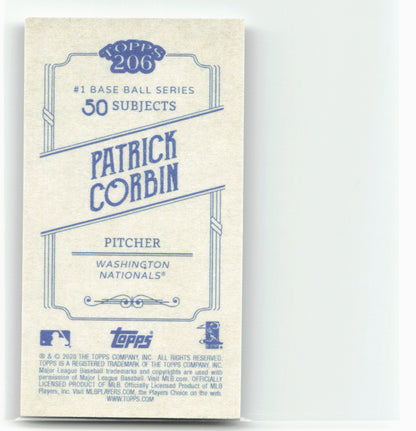 2020 Topps 206 #NNO Patrick Corbin
