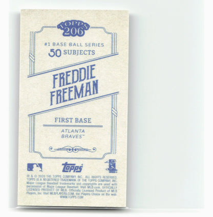 2020 Topps 206 #NNO Freddie Freeman