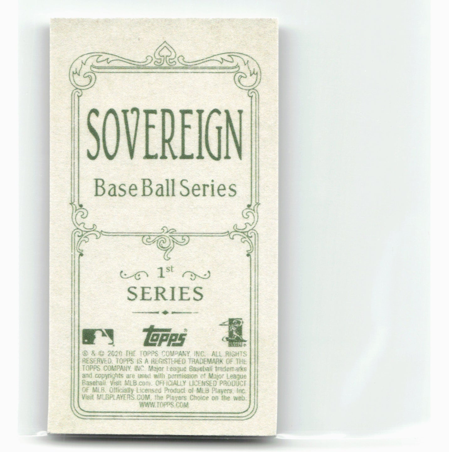 2020 Topps 206 #NNO Jon Lester Sovereign