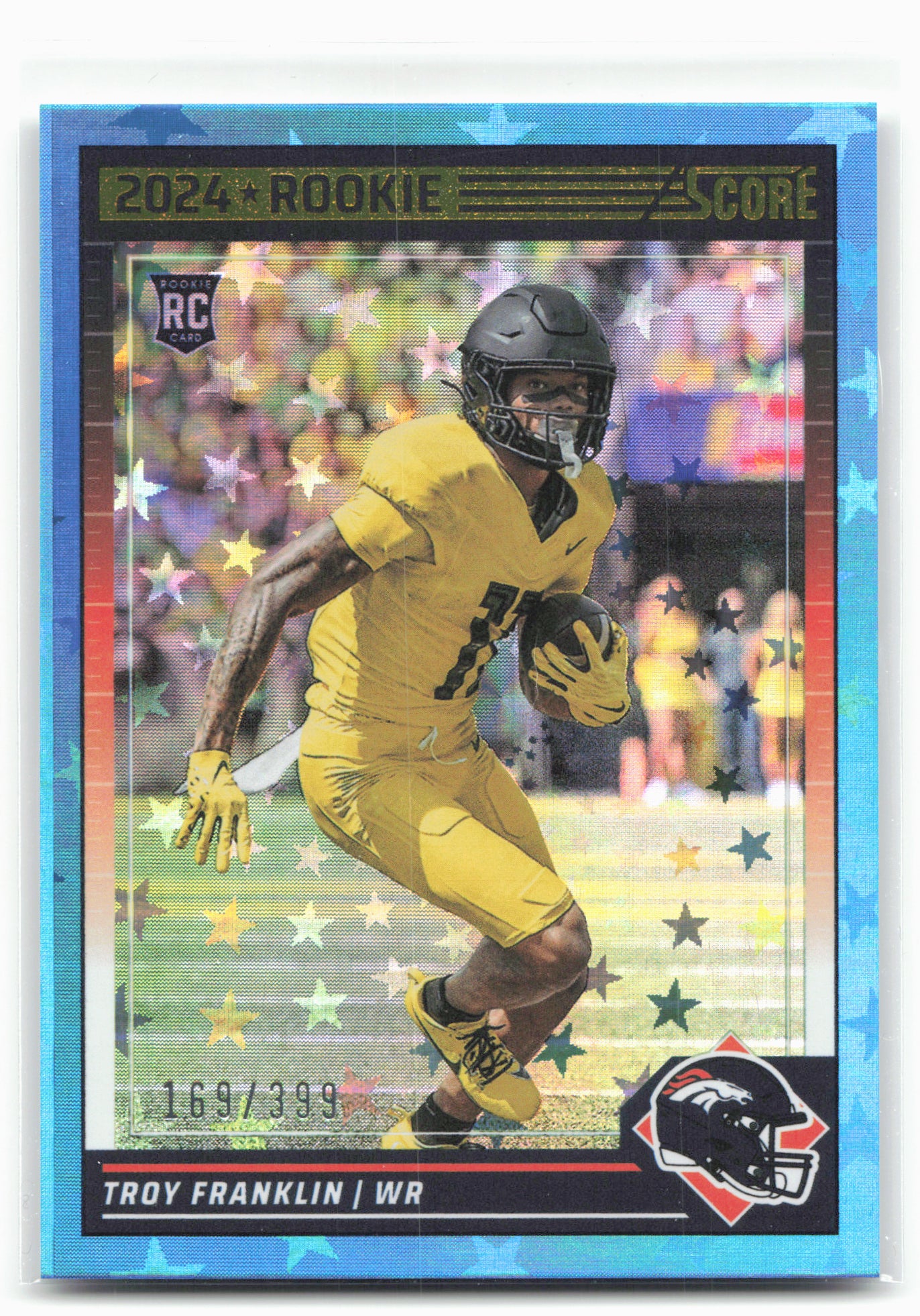 2024 Score #343 Troy Franklin Stars #/399