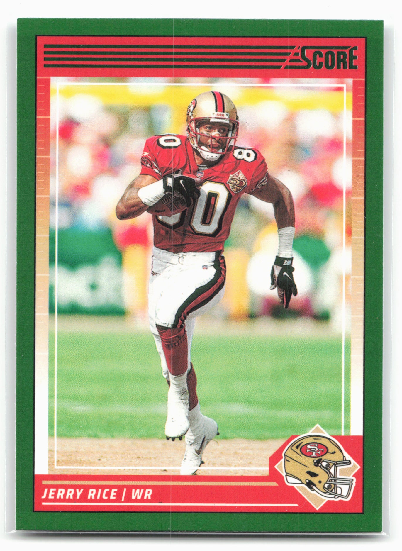 2024 Score #298 Jerry Rice Green 28545