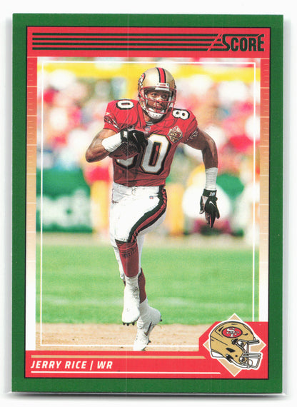 2024 Score #298 Jerry Rice Green 28545