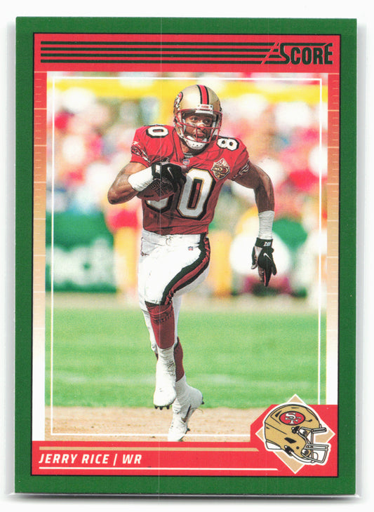 2024 Score #298 Jerry Rice Green 28545
