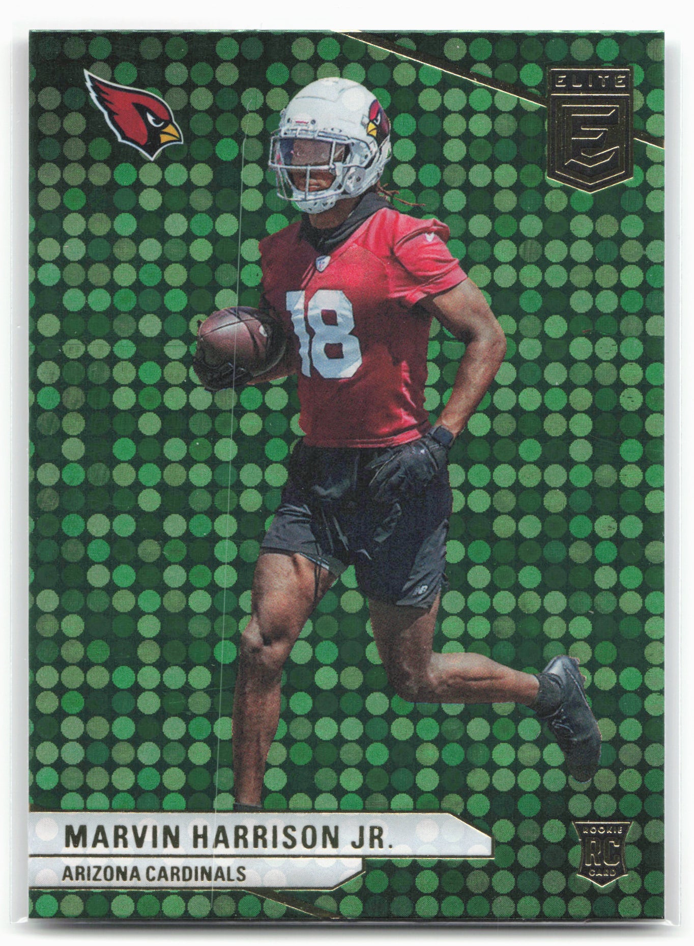 2024 Donruss Elite #182 Marvin Harrison Jr. Green Disco 28552