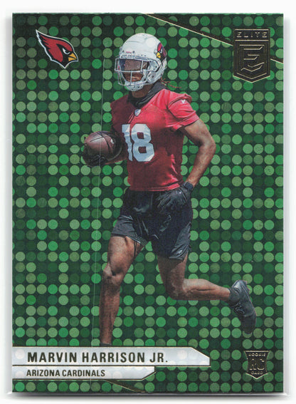 2024 Donruss Elite #182 Marvin Harrison Jr. Green Disco 28552