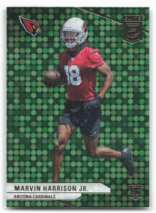2024 Donruss Elite #182 Marvin Harrison Jr. Green Disco 28552