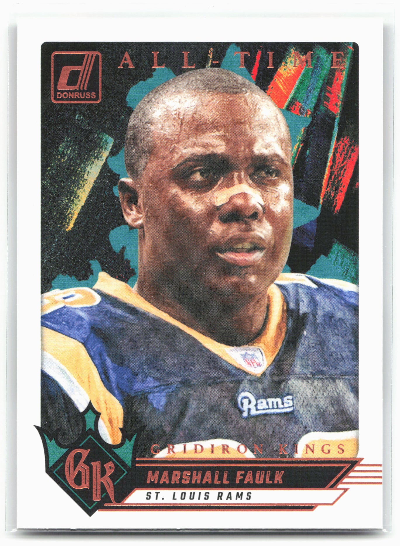 2024 Donruss #2 Marshall Faulk All-Time Gridiron Kings 28553