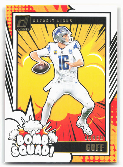 2024 Donruss #17 Jared Goff Bomb Squad 28556