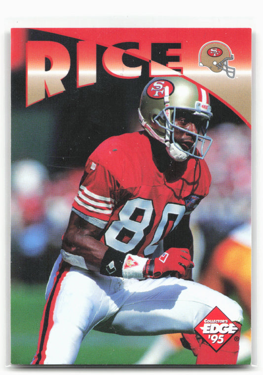 1995 Collector's Edge Instant Replay #33 Jerry Rice
