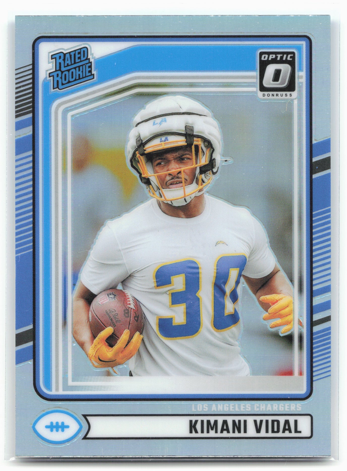 2024 Donruss #355 Kimani Vidal Optic Rated Rookies Preview Holo