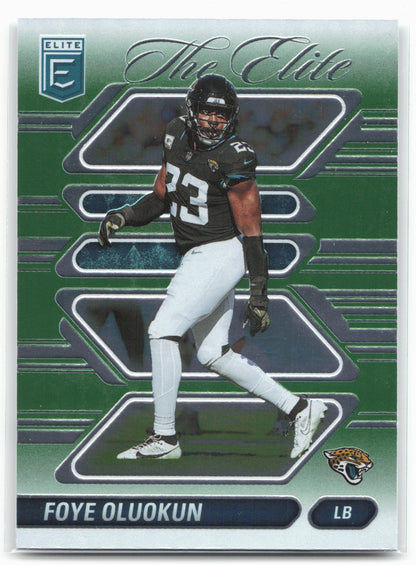 2024 Donruss Elite #4 Foye Oluokun The Elite Green 28571