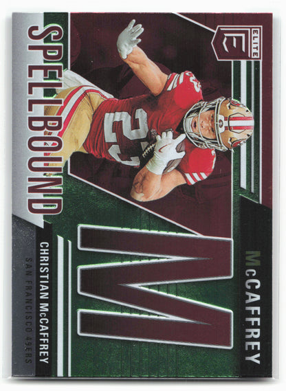 2024 Donruss Elite #12 Christian McCaffrey Spellbound Green 28574
