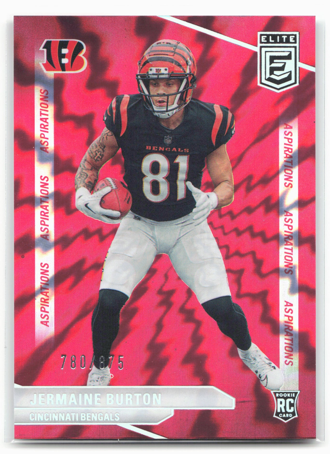 2024 Donruss Elite #176 Jermaine Burton Aspirations Shimmer 28575