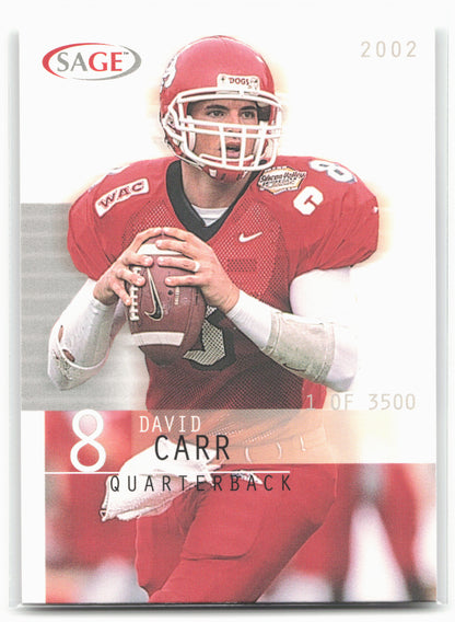 2002 SAGE #5 David Carr 28576