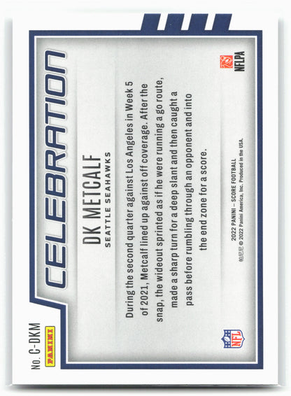 2022 Score #C-DKM DK Metcalf Celebration 28581