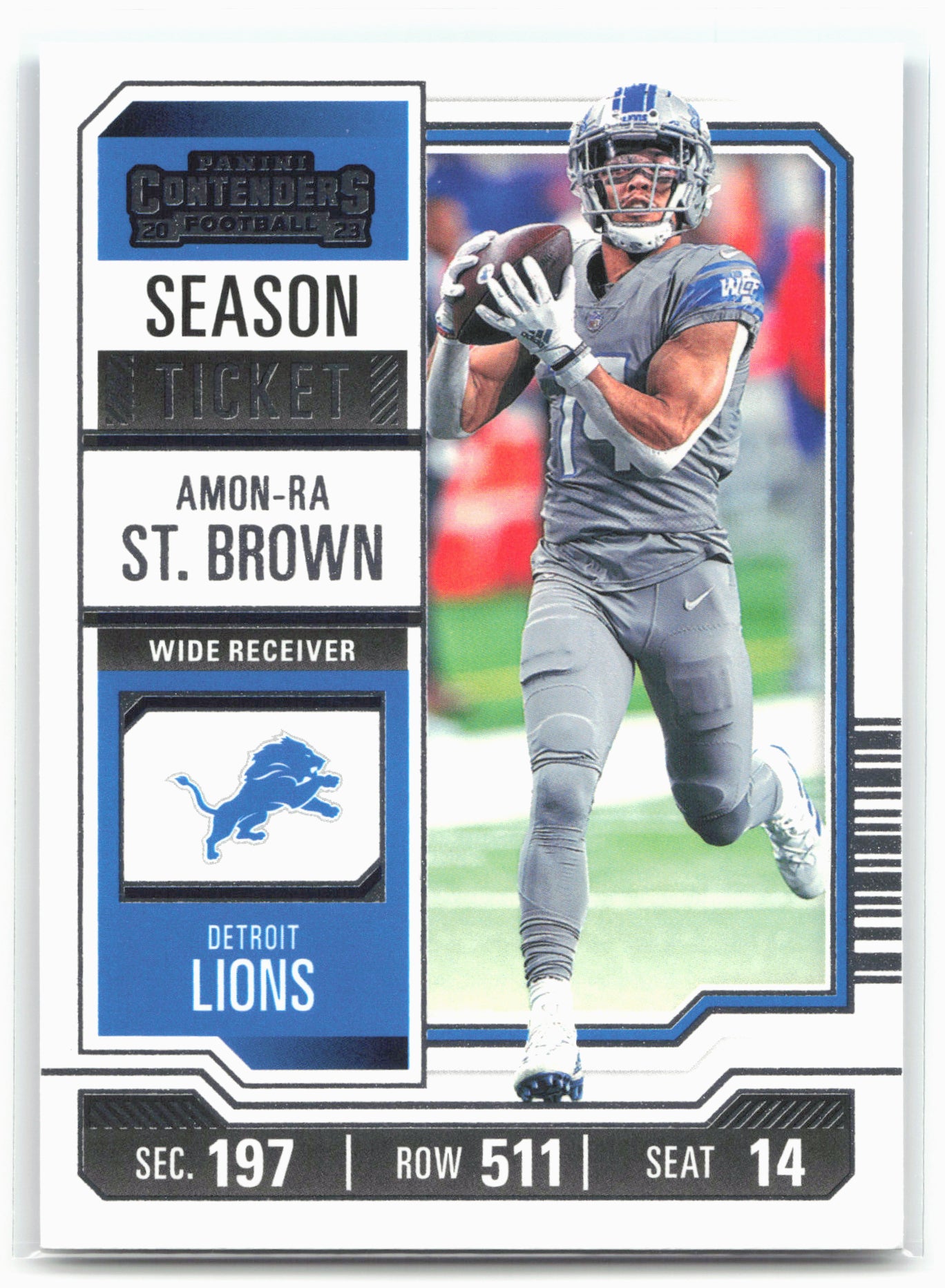 2023 Panini Contenders #34 Amon-Ra St. Brown 28587