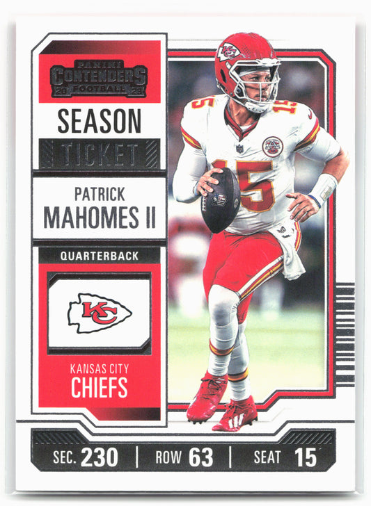 2023 Panini Contenders #51 Patrick Mahomes II Season Ticket Retail 28588
