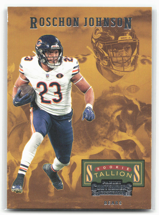 2023 Panini Contenders #14 Roschon Johnson Rookie Stallions 28589
