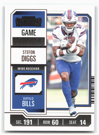 2023 Panini Contenders #12 Stefon Diggs Game Ticket Bronze 28590