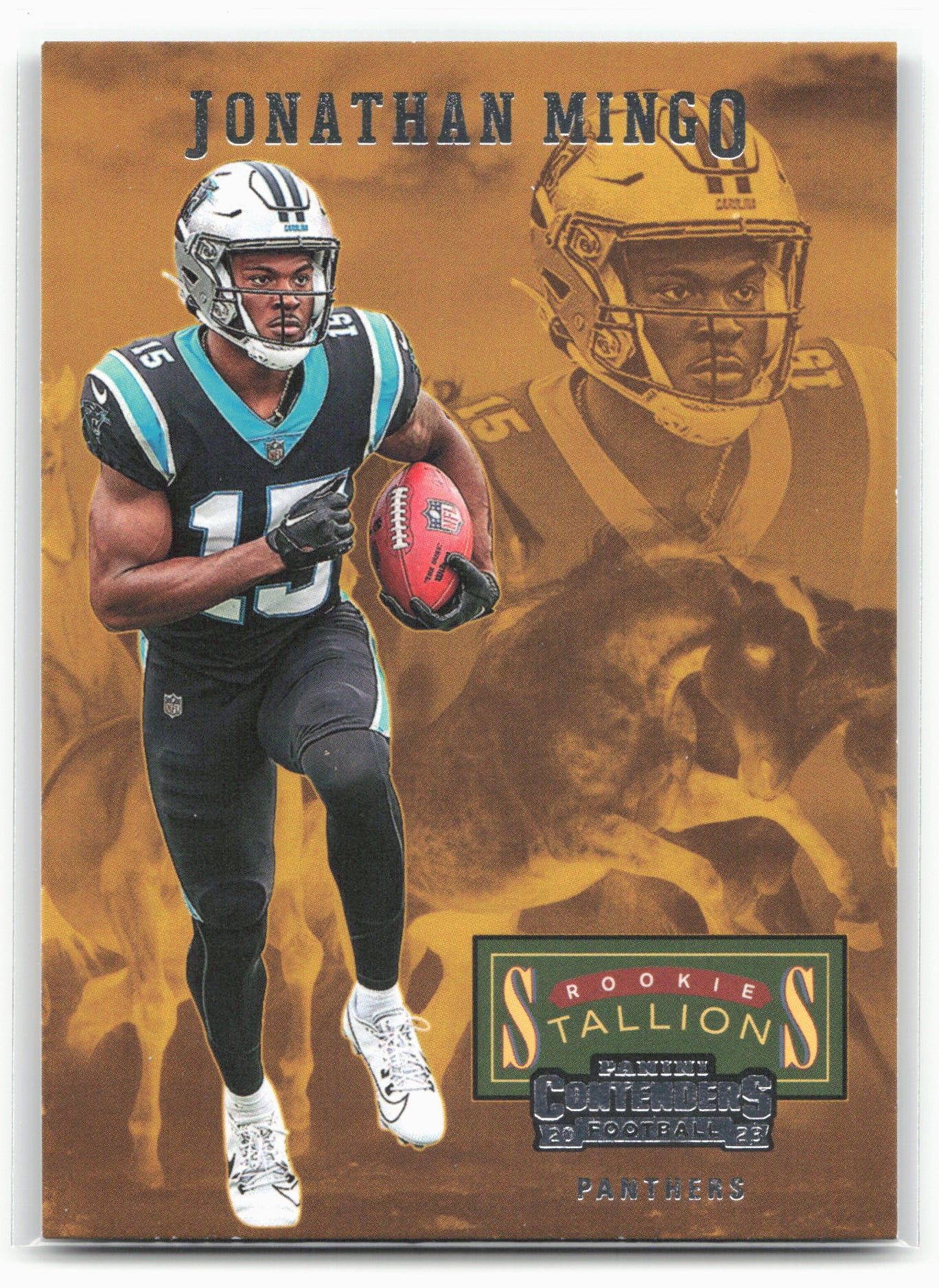 2023 Panini Contenders #23 Jonathan Mingo Rookie Stallions
