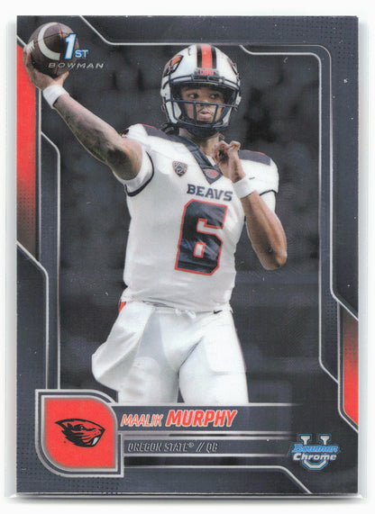 2025 Bowman University Chrome #179 Maalik Murphy 28604