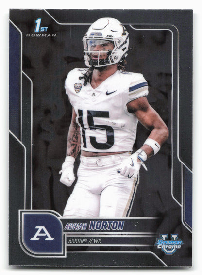 2025 Bowman University Chrome #88 Adrian Norton 28605