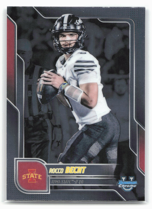 2025 Bowman University Chrome #188 Rocco Becht 28606