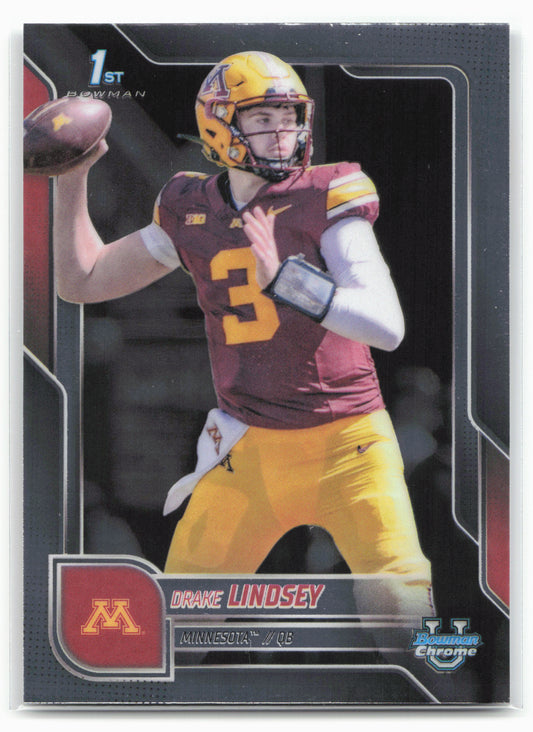 2025 Bowman University Chrome #96 Drake Lindsey 28607