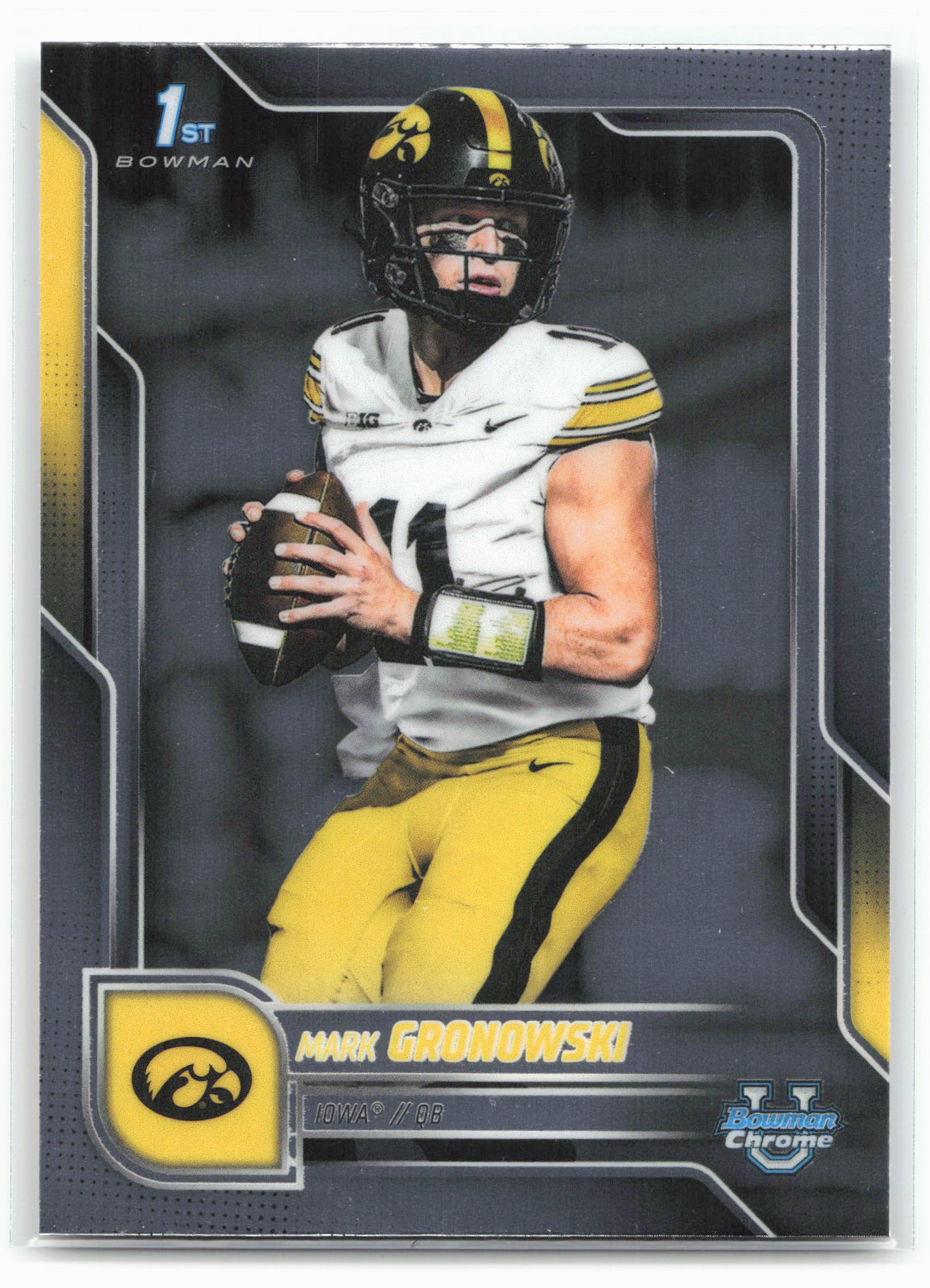 2025 Bowman University Chrome #127 Mark Gronowski 28612