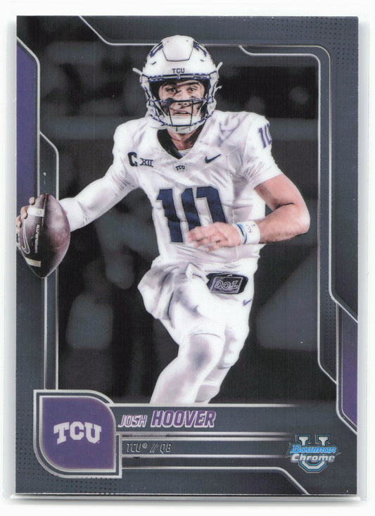2025 Bowman University Chrome #144 Josh Hoover 28615