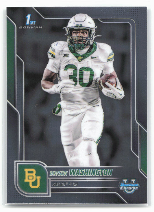 2025 Bowman University Chrome #56 Bryson Washington 28616