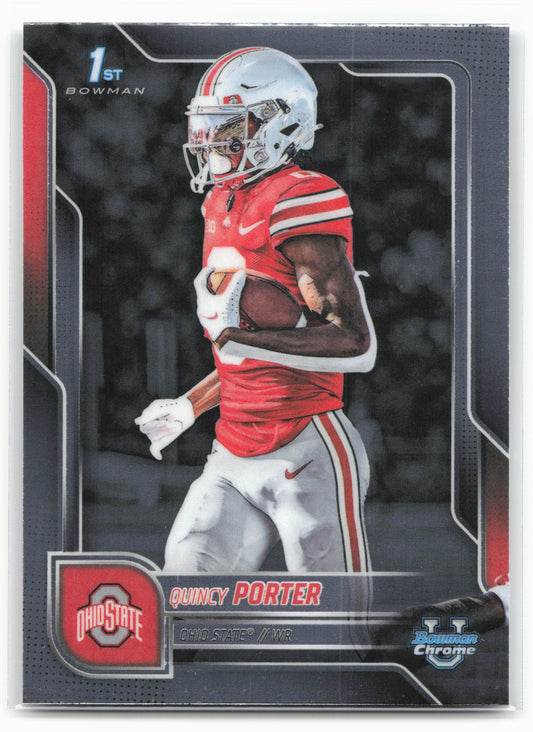 2025 Bowman University Chrome #95 Quincy Porter 28621