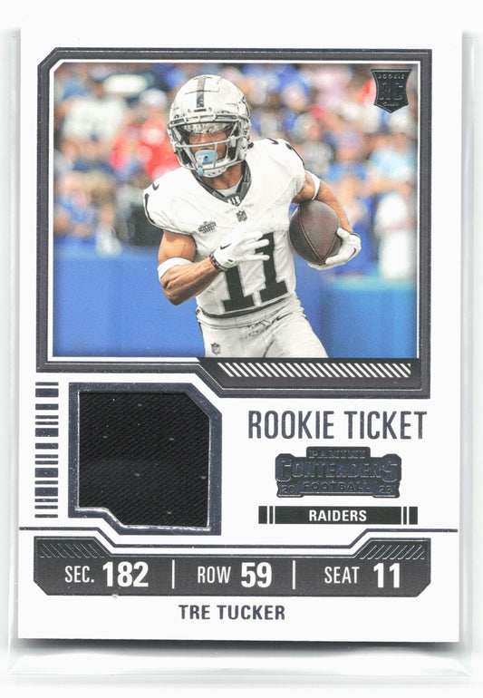 2023 Panini Contenders #TS35 Tre Tucker Rookie Ticket Swatches
