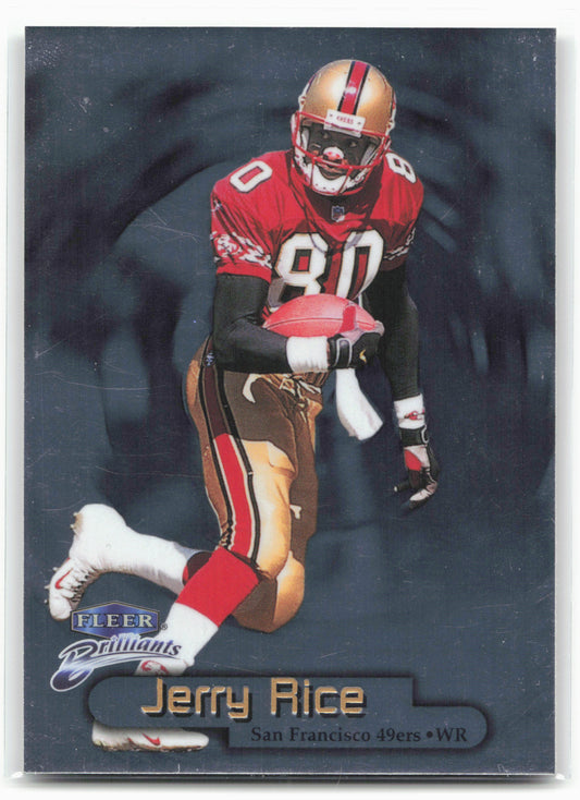 1998 Fleer Brilliants #60 Jerry Rice