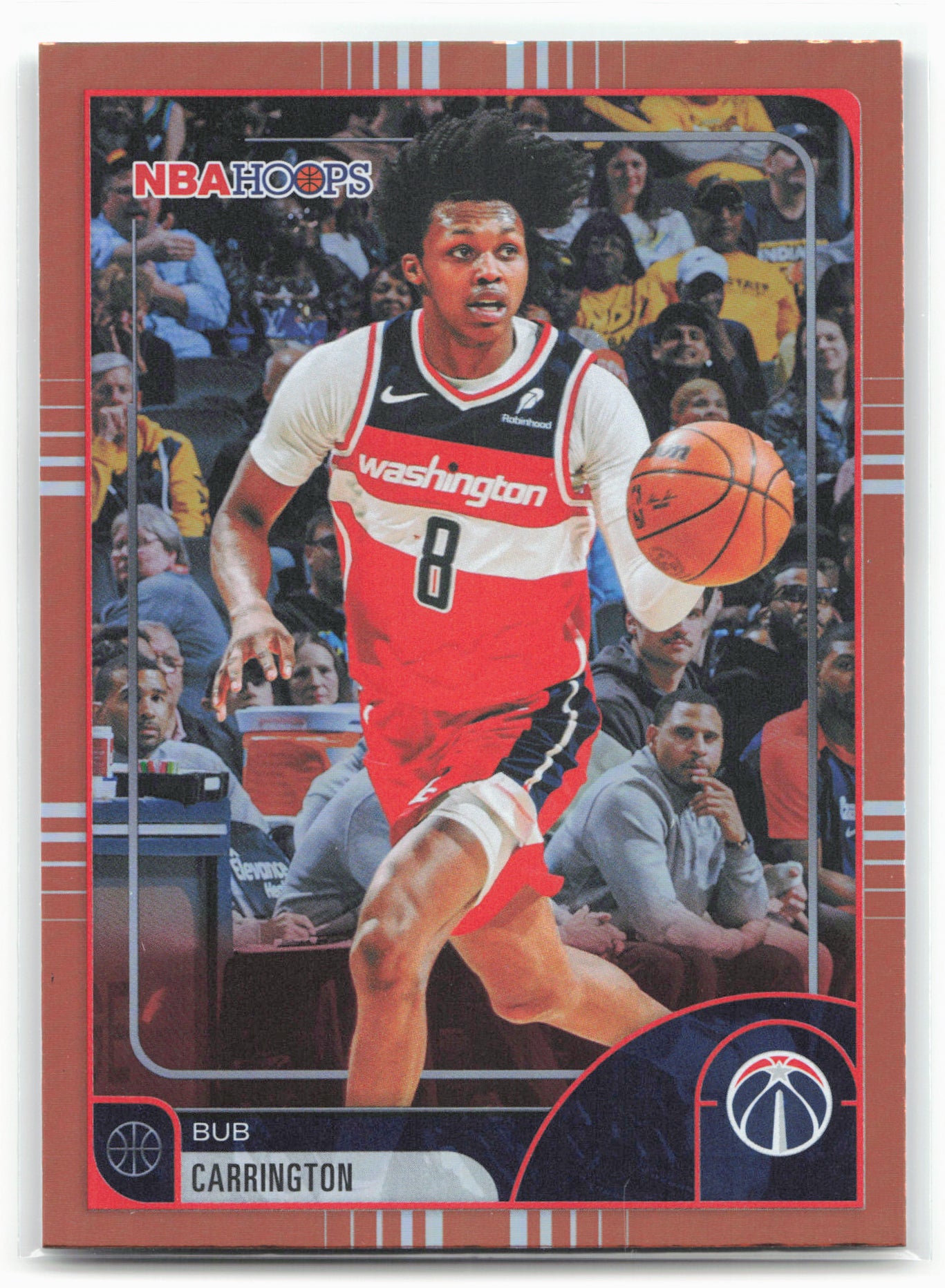 2025-26 Hoops #236 Bub Carrington Orange