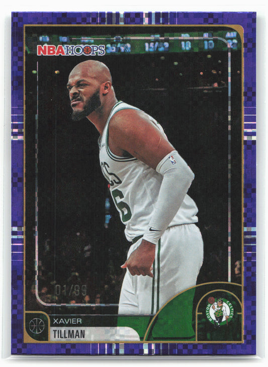 2025-26 Hoops #138 Xavier Tillman Light Burst Purple #/99