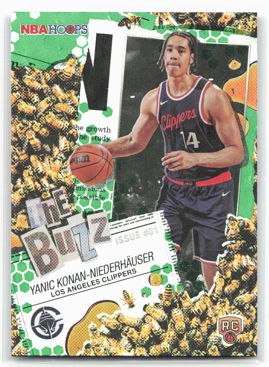 2025-26 Hoops #TB-30 Yanic Konan-Niederhäuser The Buzz Green Hoops