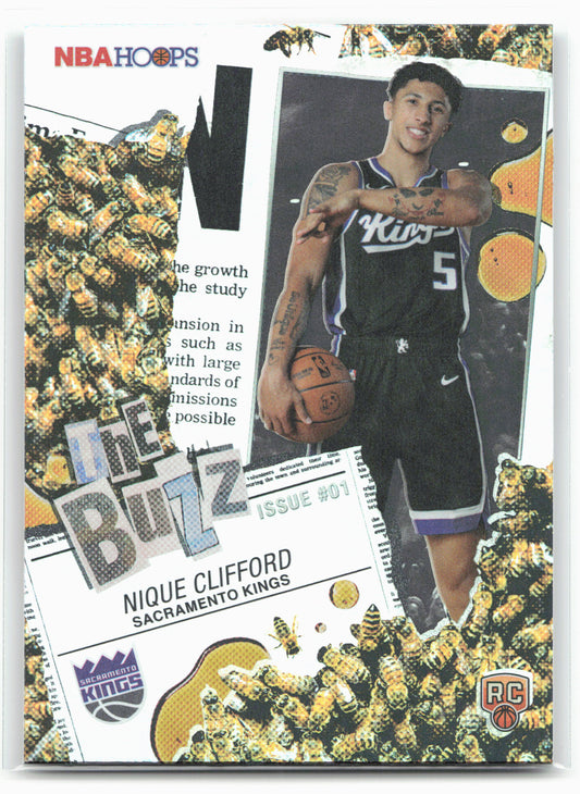 2025-26 Hoops #TB-24 Nique Clifford The Buzz