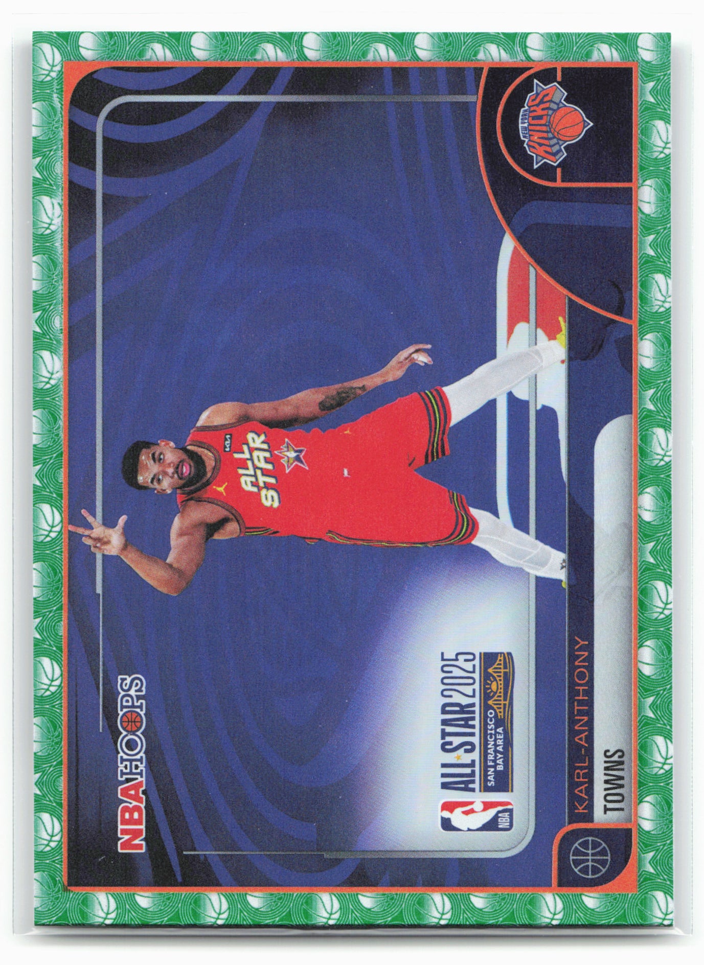 2025-26 Hoops #292 Karl-Anthony Towns Green Hoops