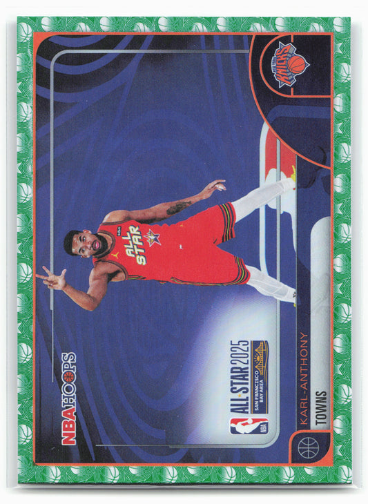 2025-26 Hoops #292 Karl-Anthony Towns Green Hoops