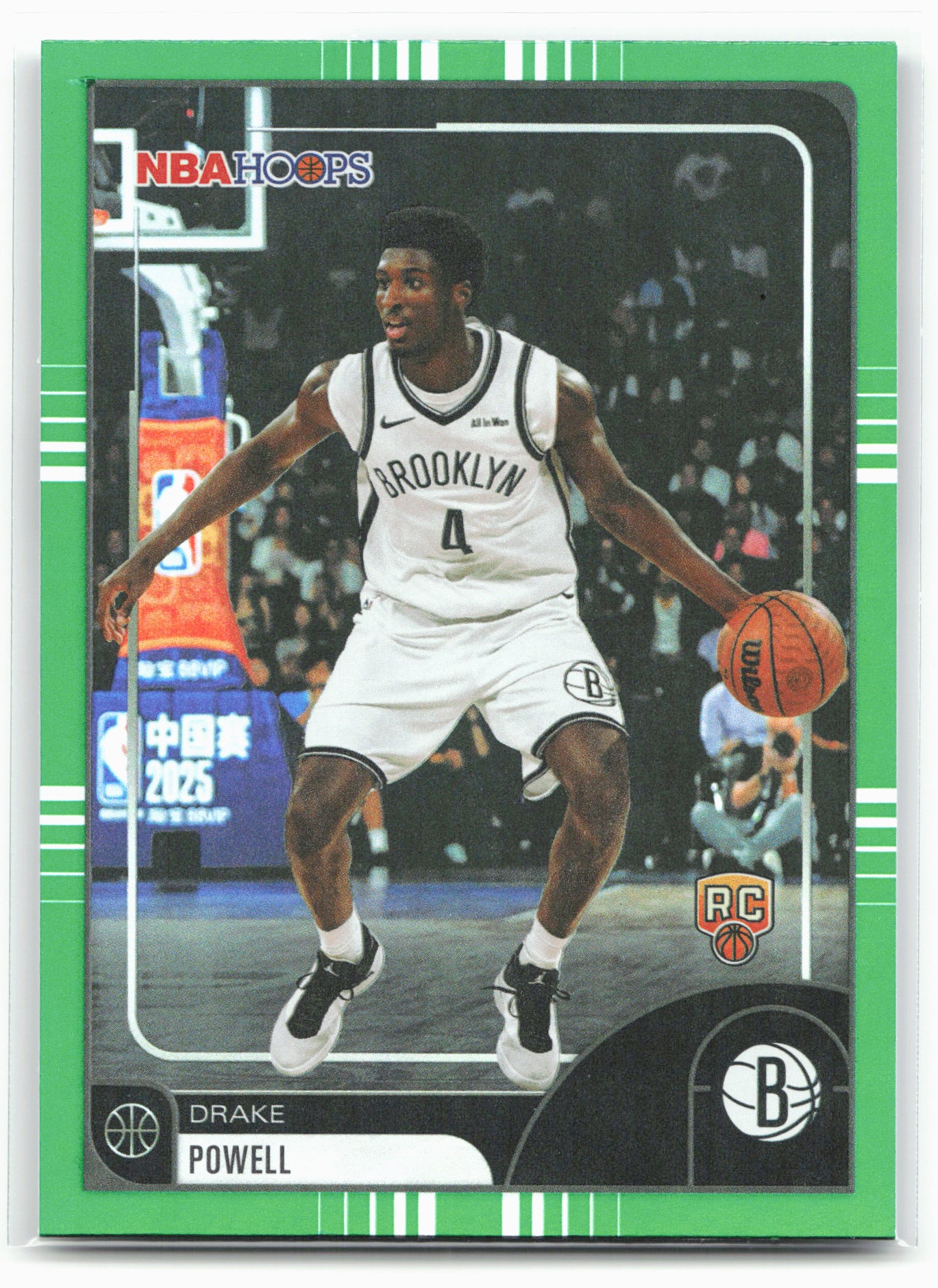 2025-26 Hoops #93 Drake Powell Green Hoops