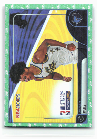 2025-26 Hoops #295 Jaylen Wells Green Hoops