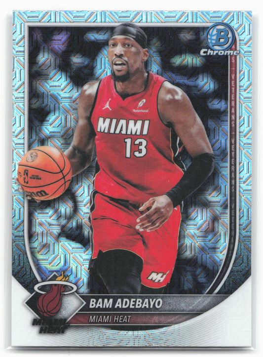 2025-26 Bowman #BCV-89 Bam Adebayo Chrome Mojo Refractor