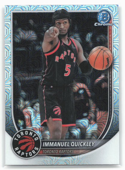 2025-26 Bowman #BCV-69 Immanuel Quickley Chrome Mojo Refractor