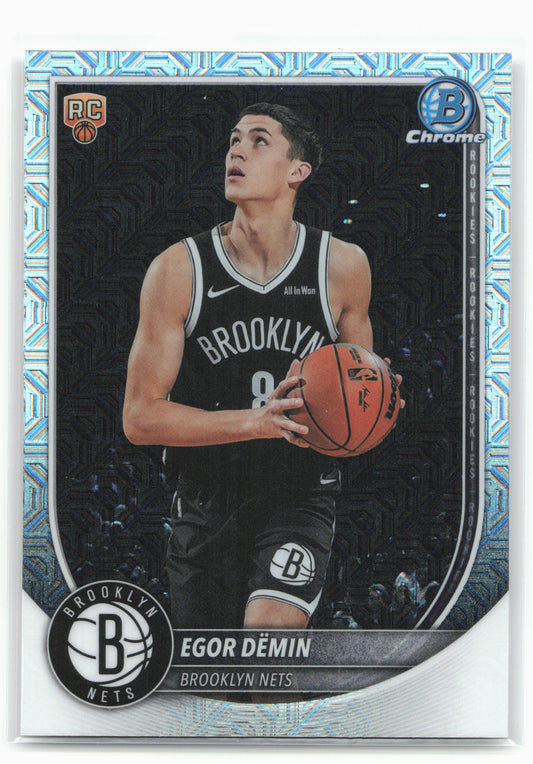2025-26 Bowman #BCV-8 Egor Dëmin Chrome Mojo Refractor