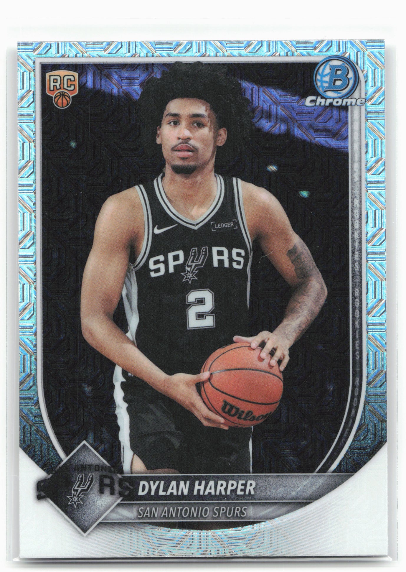 2025-26 Bowman #BCV-2 Dylan Harper Chrome Mojo Refractor