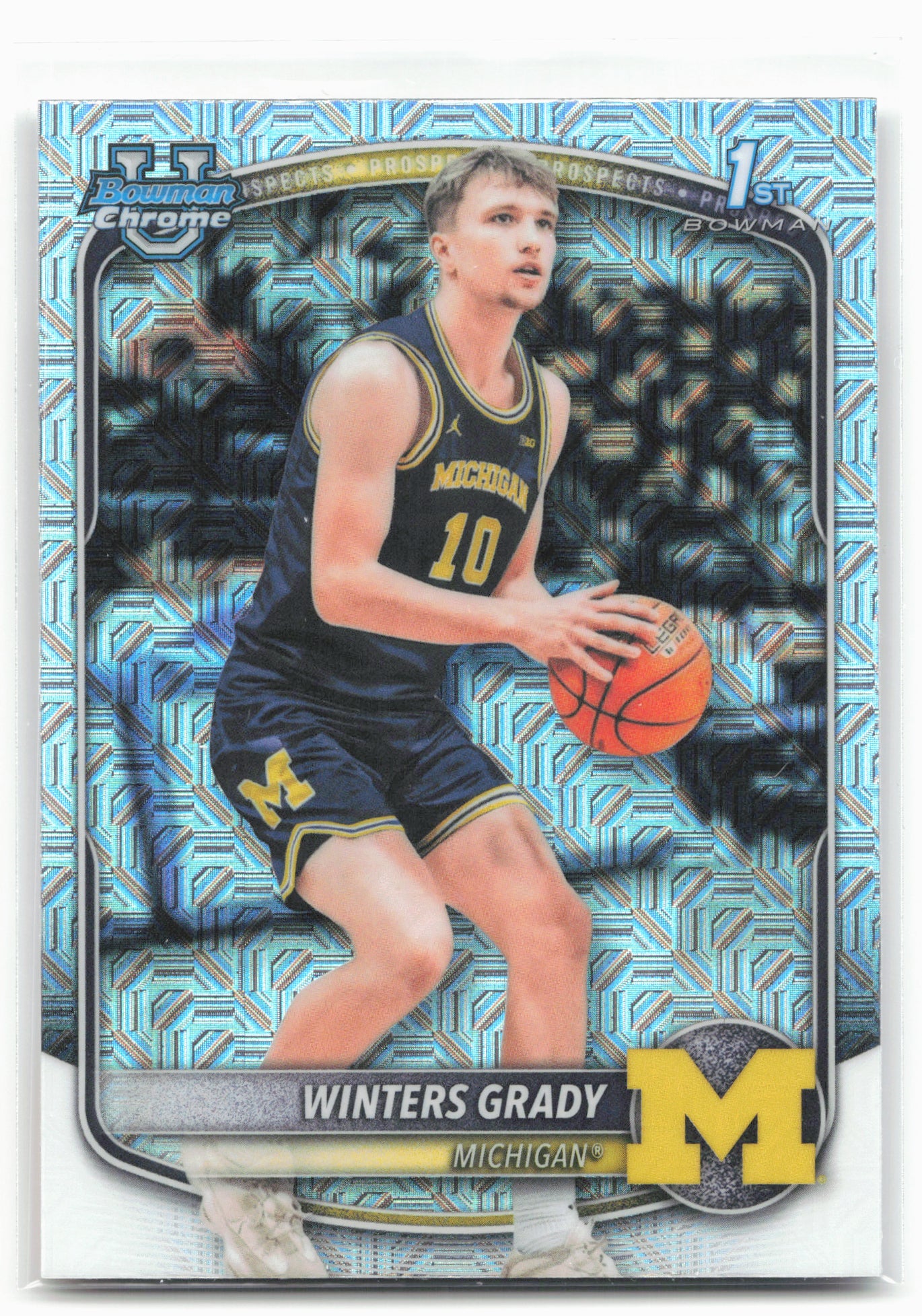2025-26 Bowman #BCP-67 Winters Grady Chrome Prospects Mojo Refractor