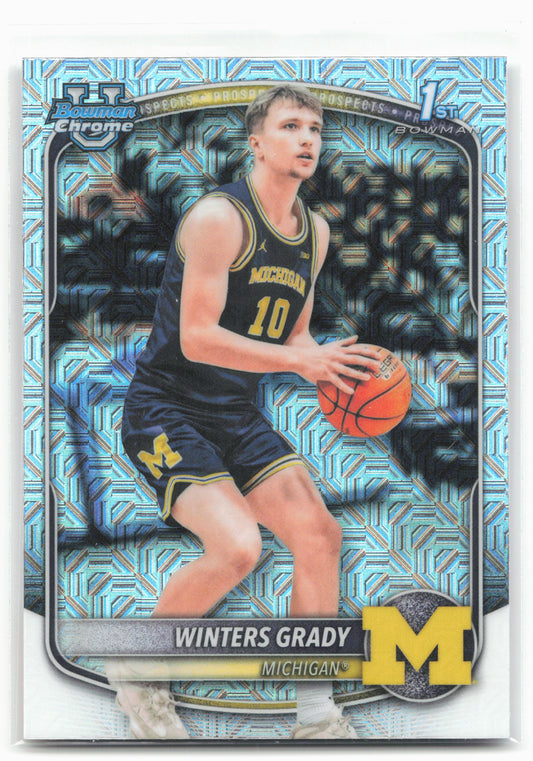 2025-26 Bowman #BCP-67 Winters Grady Chrome Prospects Mojo Refractor