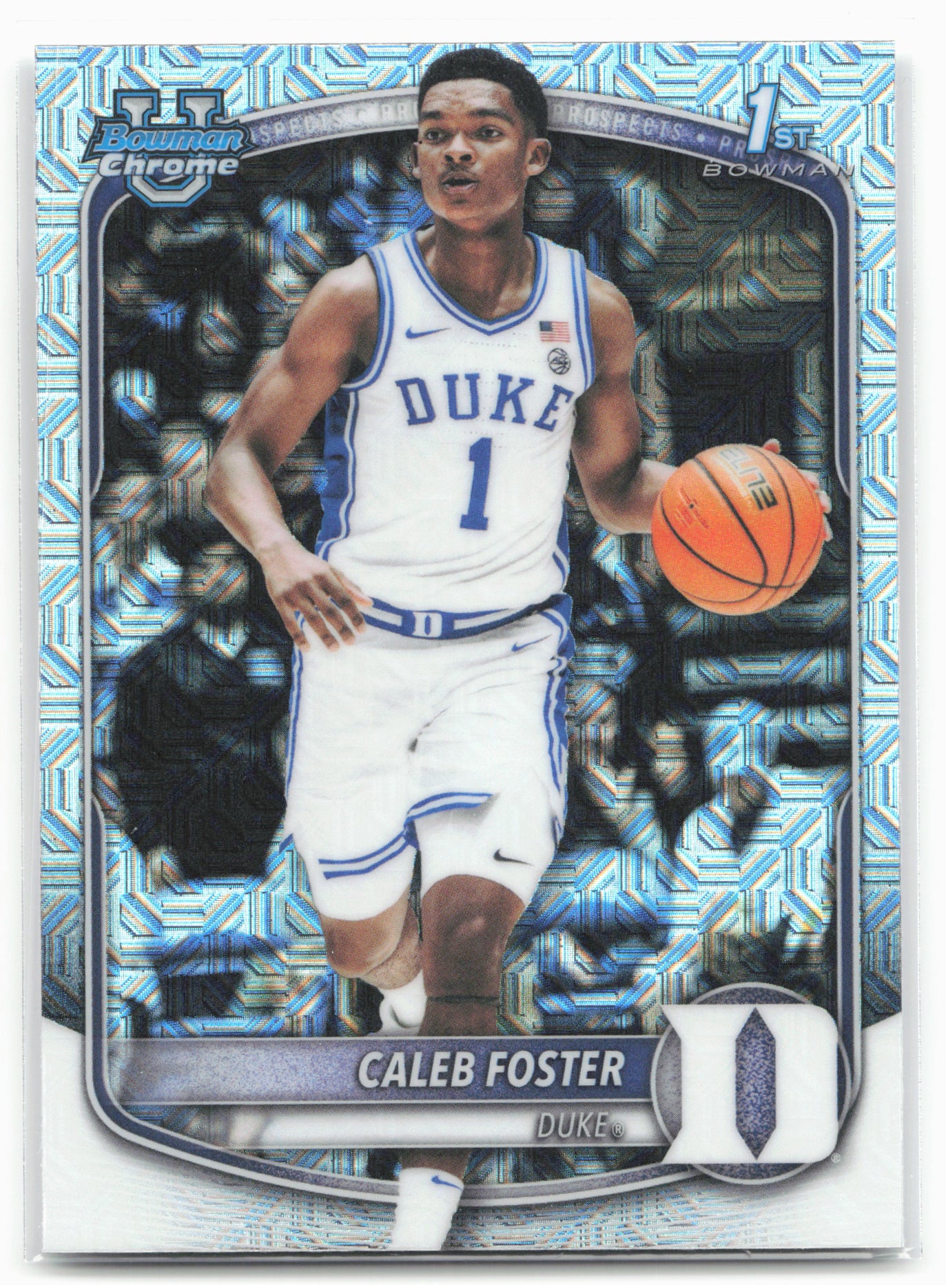 2025-26 Bowman #BCP-100 Caleb Foster Chrome Prospects Mojo Refractor